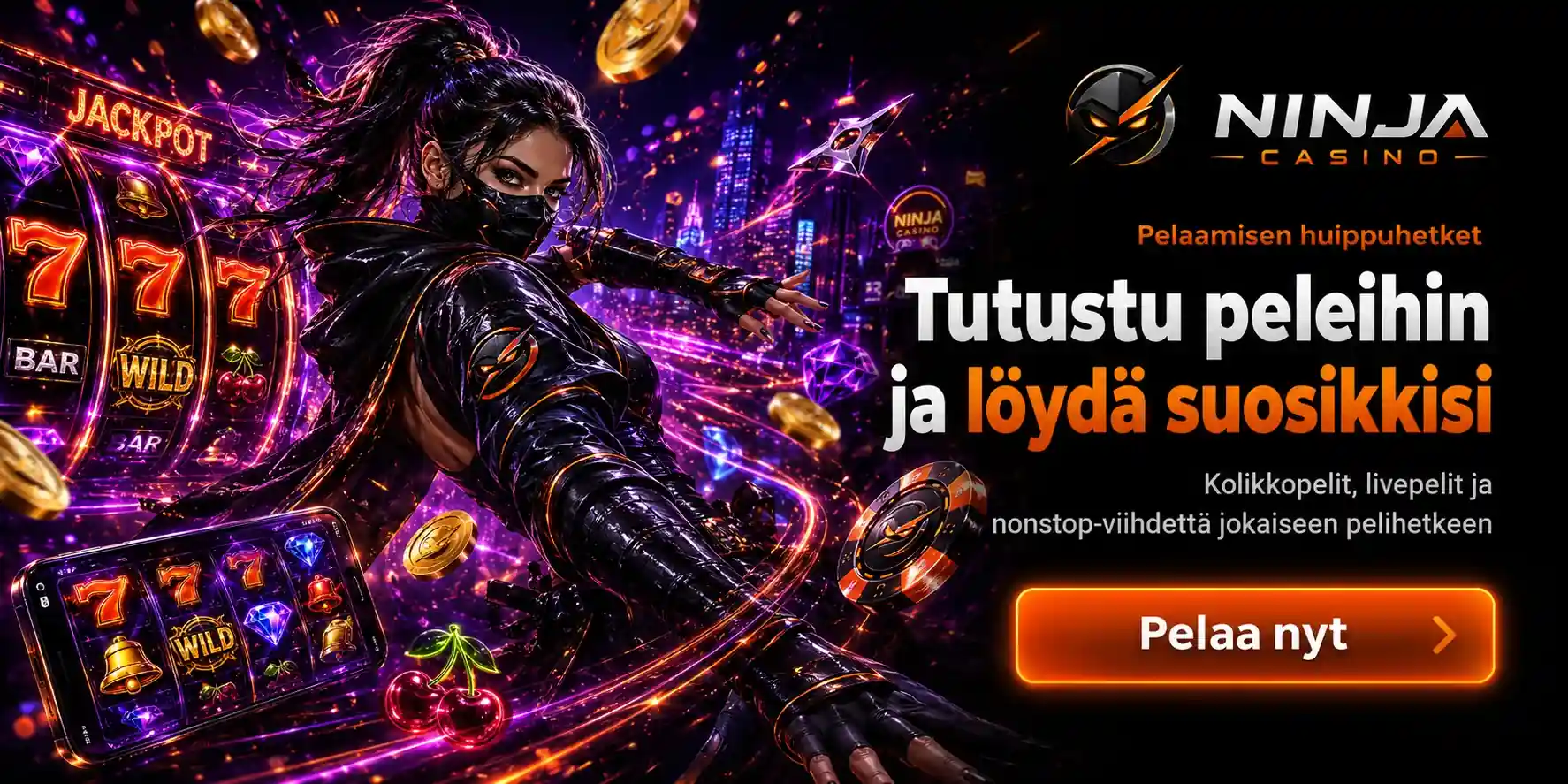 Tutustu peleihin ja löydä oma suosikkipelisi
